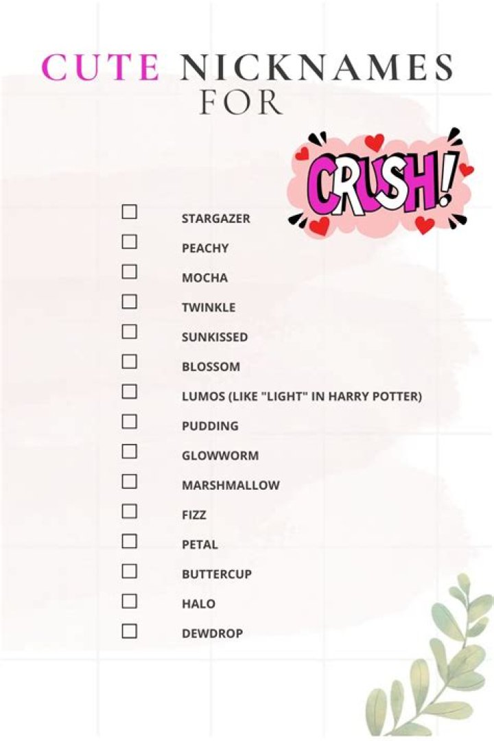 Creative Nicknames for Your Crush: A Complete Guide
