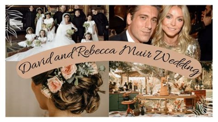 David and Rebecca Muir Wedding: A Stunning Celebration