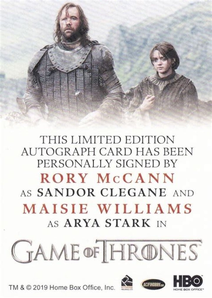 Rory McCann: Game of Thrones & Beyond